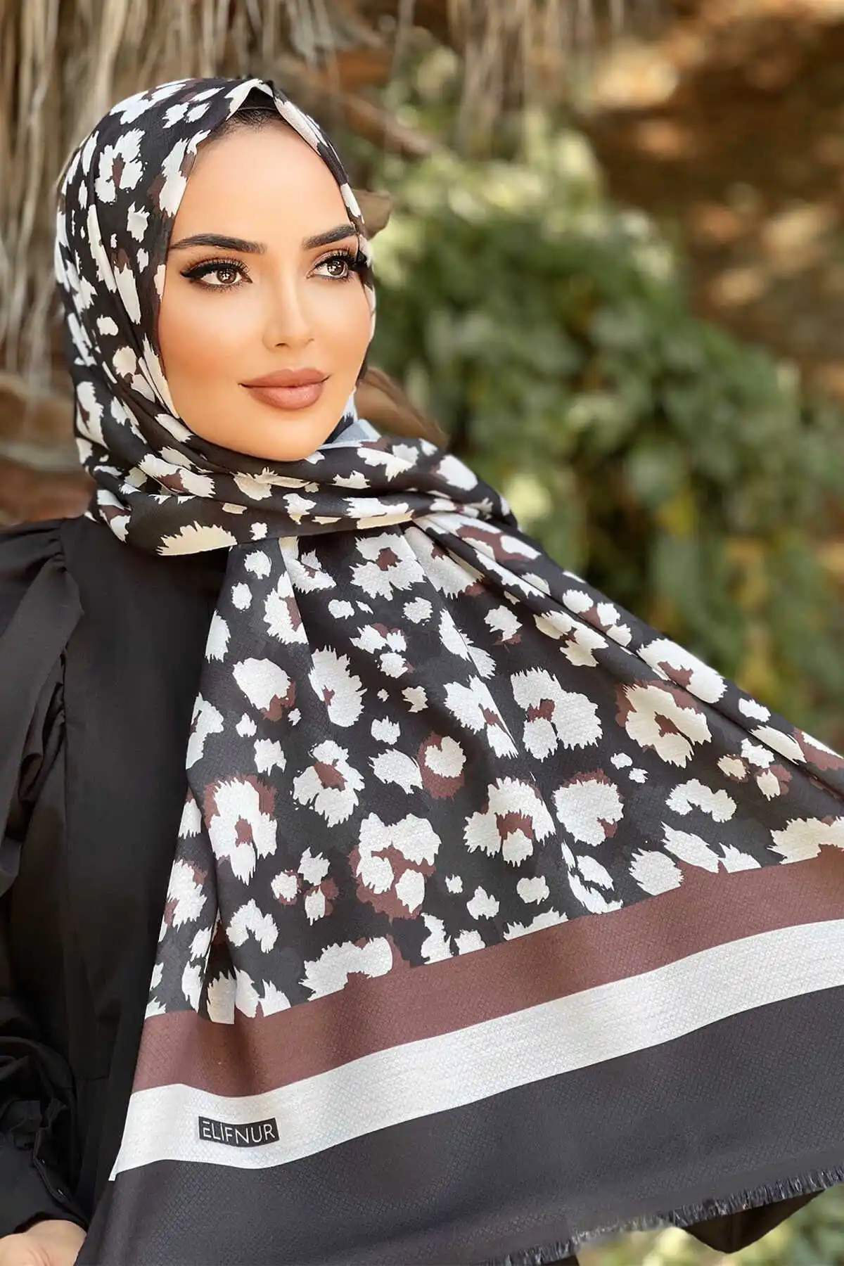 Cotton Pattern Shawl E- -Winter Autumn 2021 Muslim Women Hijab headscarf Islamic Turkey