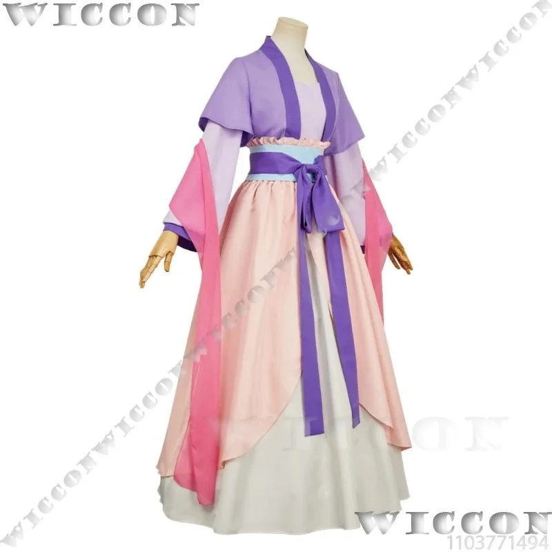 Костюм Маомао, аниме «Дневники аптекартии», S2, костюм для косплея, розовое, фиолетовое платье, древняя ткань, для женщин и девочек, на заказ на Хэллоуин; 2'k