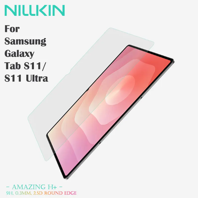 

For Samsung Tab S11 Series Screen Protector, NILLKIN H+ Anti-Explosion, 9H Hardness 0.2mm, Anti-Fingerprint, Scratch Resistant