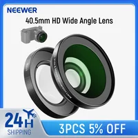 NEEWER-lente gran angular HD de 40,5mm para Sony ZV-1F ZV-E10 A5000 A6000, 2 en 1, gran angular de 18mm y adaptador de lente adicional Macro 10x