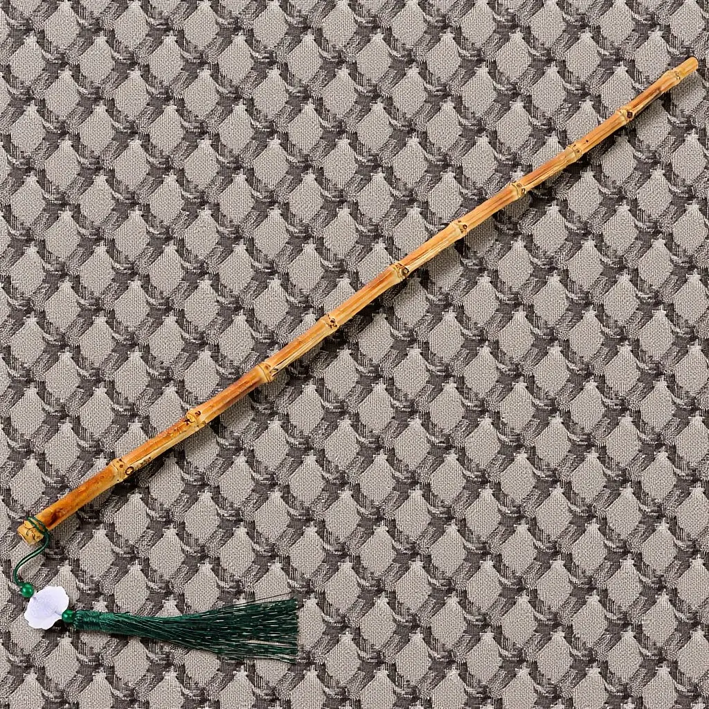 

Bamboo Root Yoga Cane Trekking Pole Adjustable Lightweight Hiking Camping Mountaineering Walking Stick Foldable Nonslip Handle