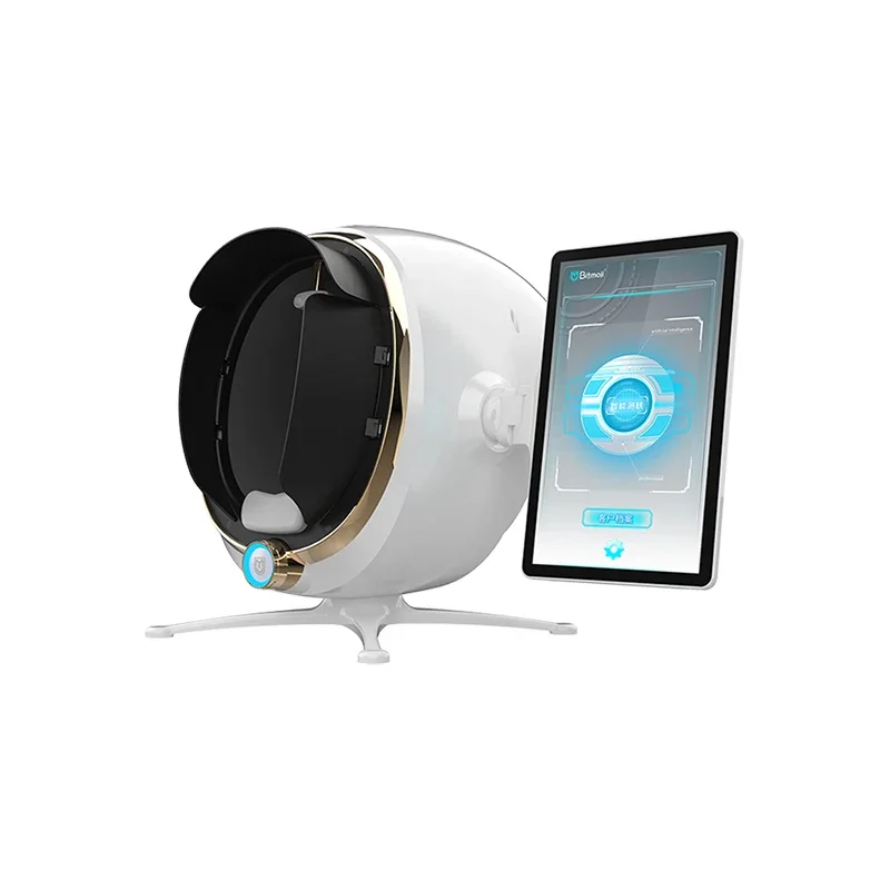 Analyseur de peau intelligent 3D Visia Moji, analyseur numérique Bitmoji 8 teur, machine d'analyse qualifiée ale, EAU facial