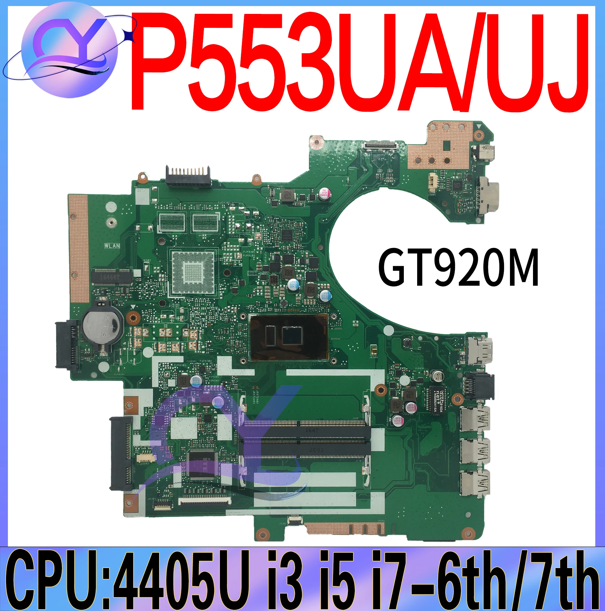 

P553UA Laptop Motherboard For ASUS P553U P553UJ PRO554U P2540U P2540UQ P2540UV P2540UB P2540UA Mainboard I3 I5 I7 100% Working