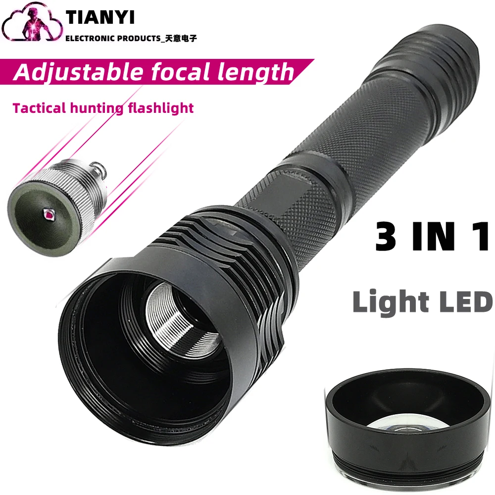 One Mode Red Light Flashlight, 1 Mode Red LED Flashlight Red Flashlight, Red LED Red Light for Astronomy, Aviation