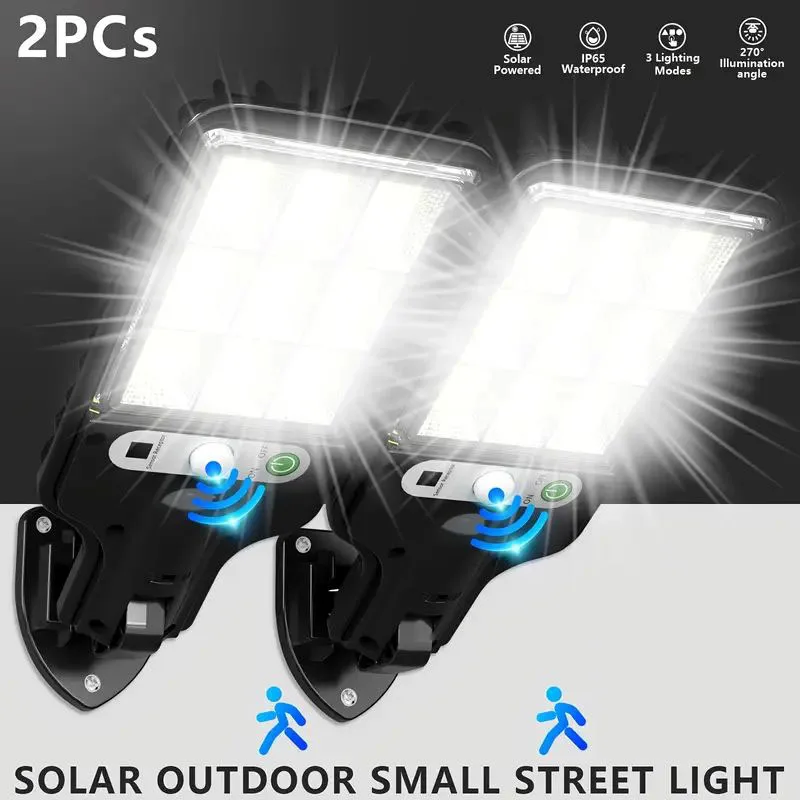 

4/2/1 Solar Lights Outdoor Motion Sensor Lights Outdoor Street Lights IP65 Wall Lights Sidewalks Courtyards Garages Corridors