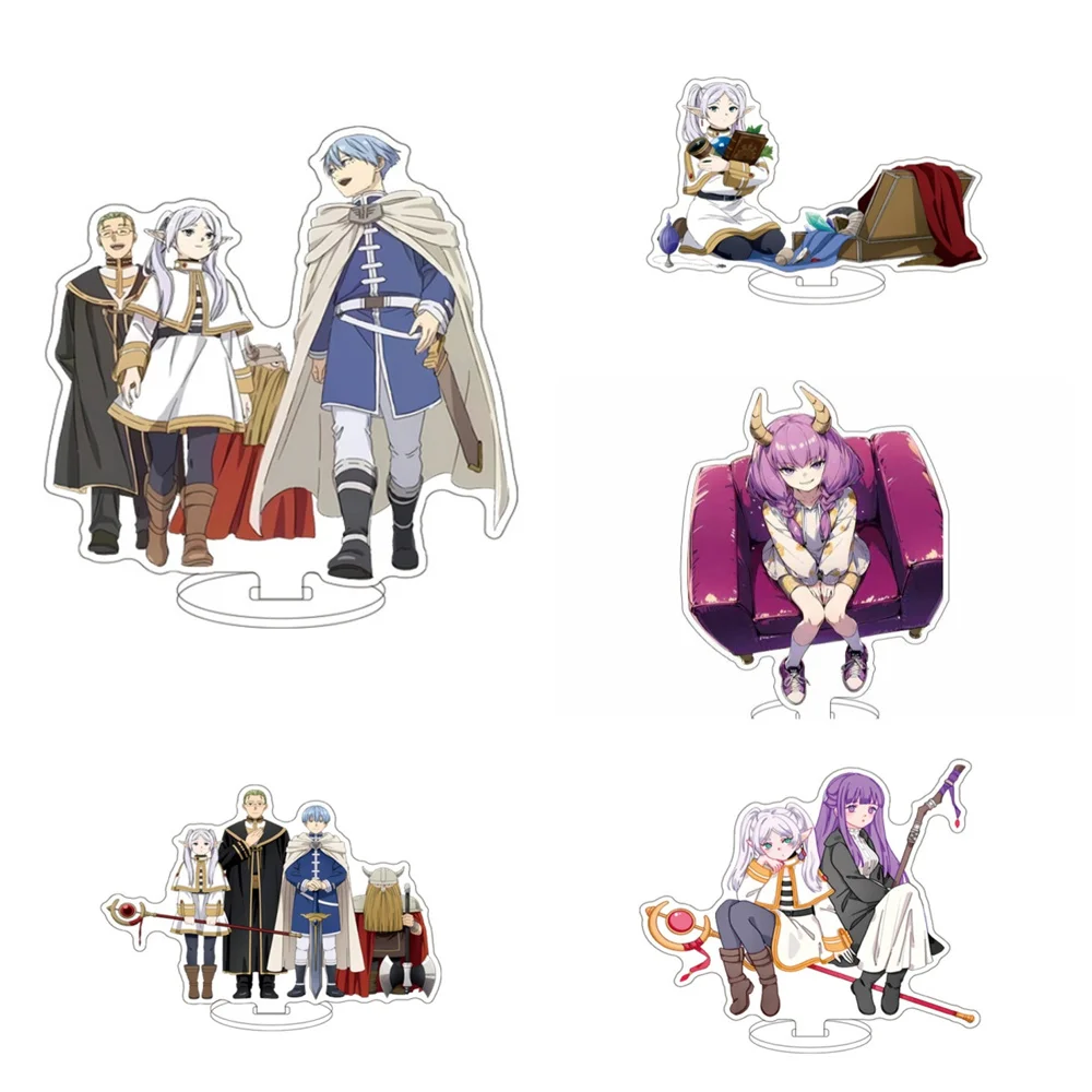 Anime  Frieren Beyond Journey's End Figures Frieren Himmel  Acrylic Stand Model Cosplay Characters Ornament  Accessories Gift