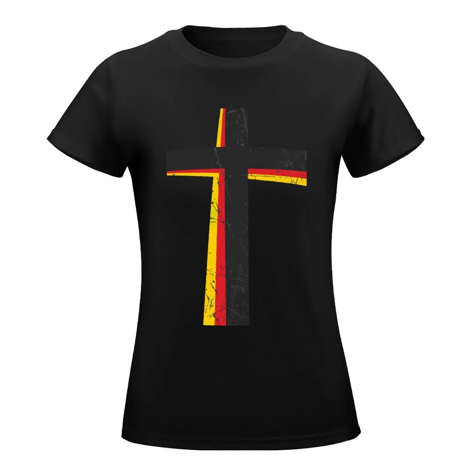 Teutonic Knight German Cross T-Shirt vintage clothes hippie clothes Women's clothing