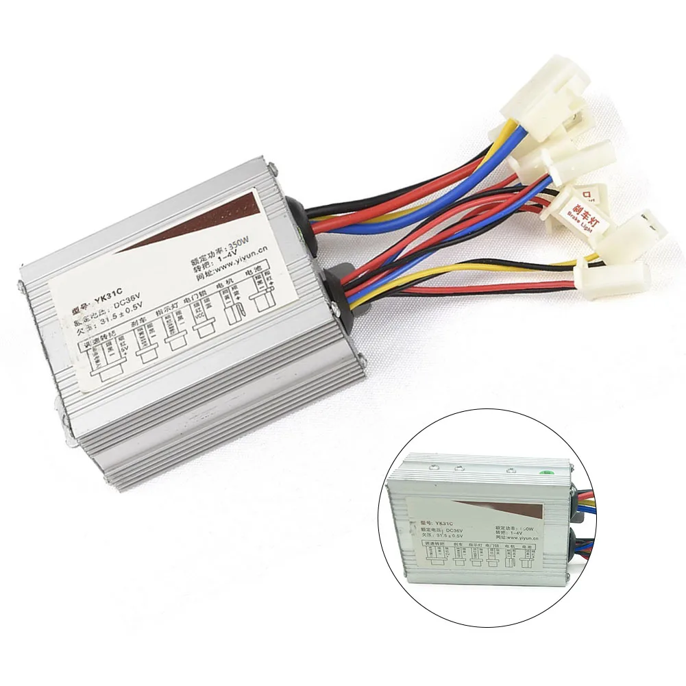 

1pcs DC24V DC36V E-Bike Brushed Motor Controller Electric Scooter 350W Brushed Motor Control Unit Electrical Equipment