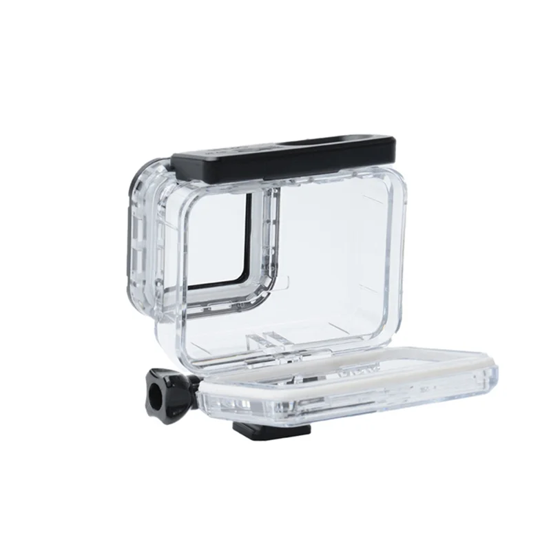 ABKQ-Per Insta360 ONE RS 4K Action Camera Custodia subacquea 60M Custodia impermeabile Obiettivo Scatola impermeabile Guscio protettivo di ricambio