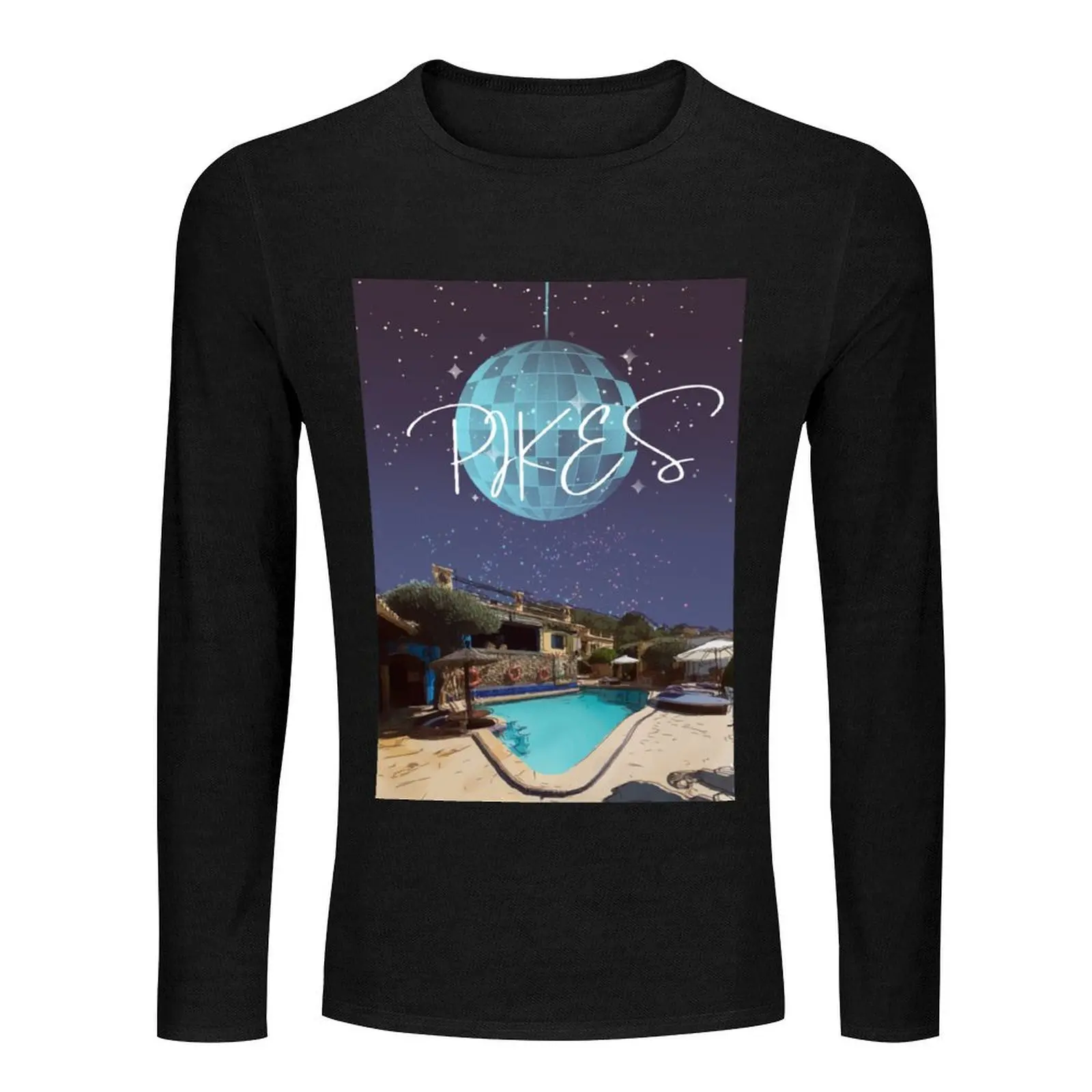 Pikes Hotel Ibiza Long T-Shirt t shirt man funny t shirt tees fitted t shirts for men