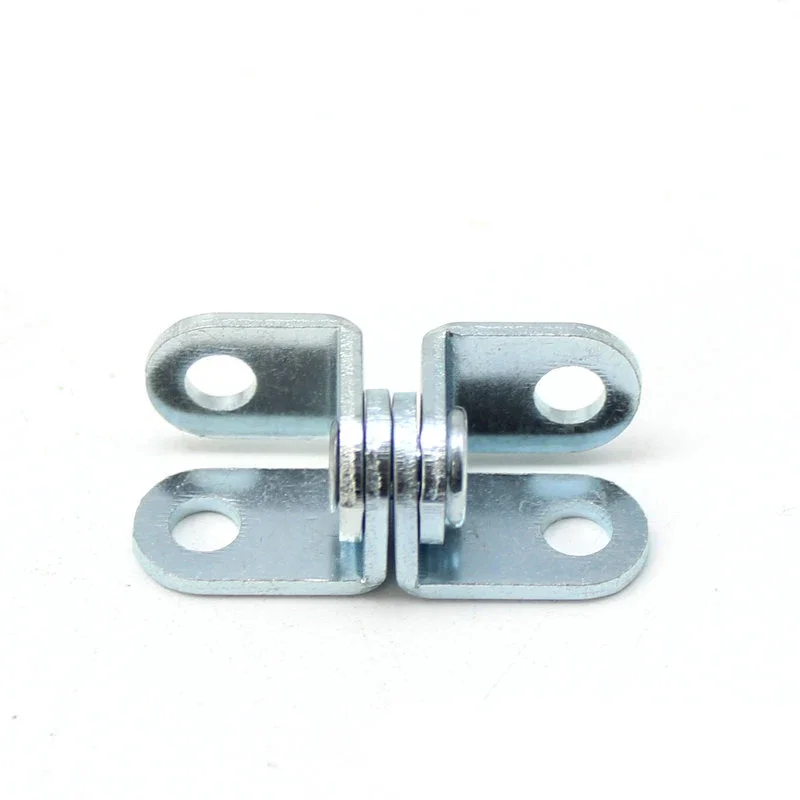6pcs Special Special-shaped Hinges Small Miniature Bending Iron Plating Blue Zinc Hinge