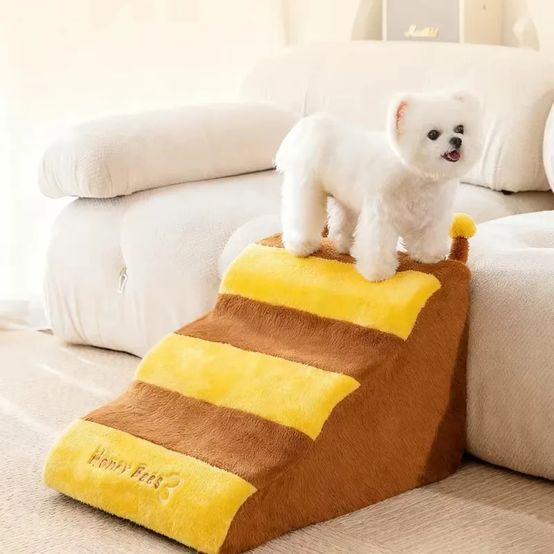 

Indoor Non-slip Dog Ladder Ramp Pet Dog Step Stairs for High Bed Sofa