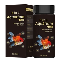 Fish Test Strips for Variety of Water Parameters 6 in1 Aquarium Test Strips