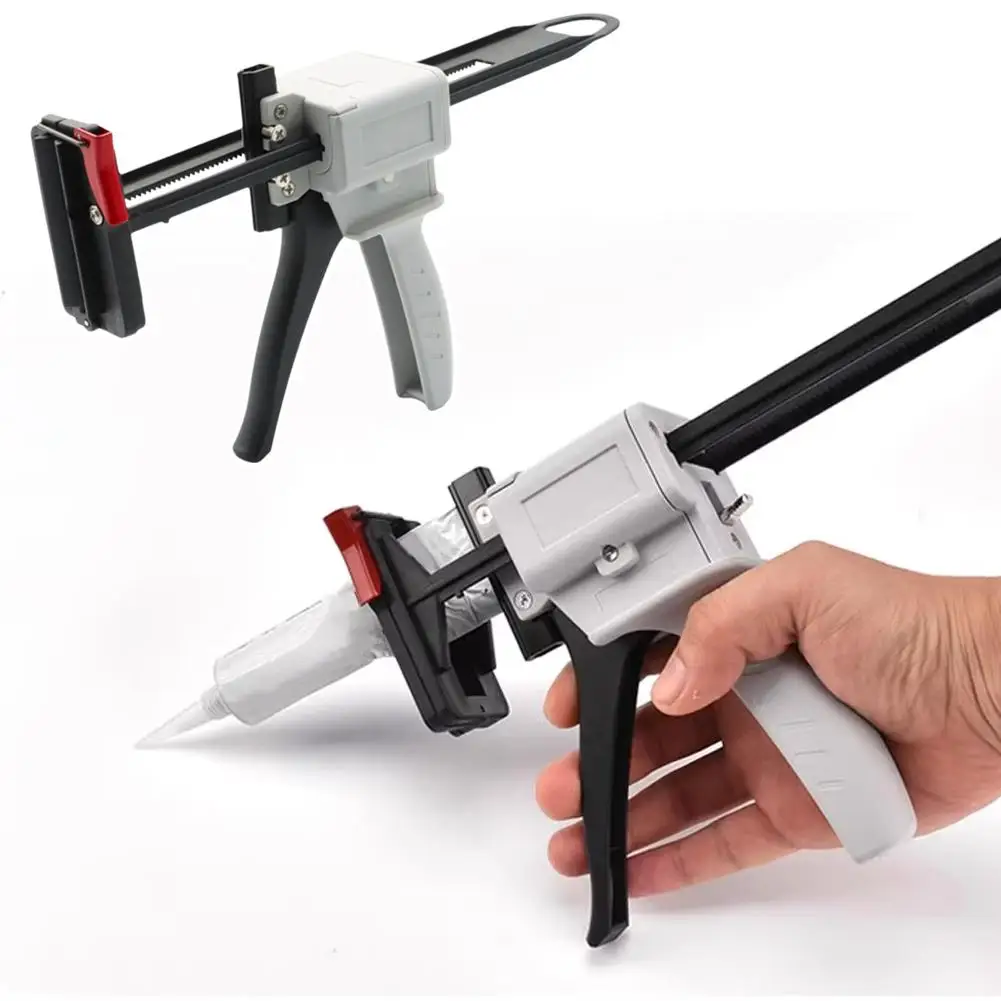 

704 Toothpaste Glue Gun Silicone Sealant Gun Manual Glue Gun Auto Repair Tool Manual Extruder Aluminum Tube Glue Extruder