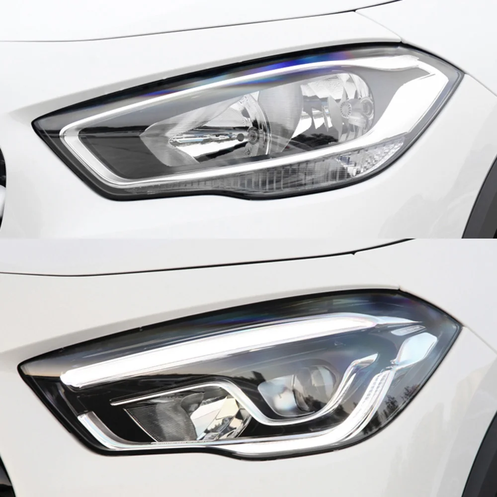 

Крышка фары/плафон для Mercedes-Benz GLA X157 GLA180 GLA200 2020 2021 2022, корпус фары, защитный кожух для автомобильных фар