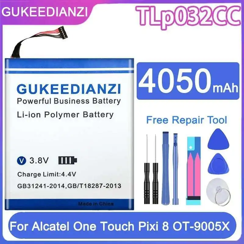 Аккумулятор мобильного телефона Tlp032cc 4050 мАч для Alcatel One Touch Pixi 8 8,0 3G 9005X OT-9005X