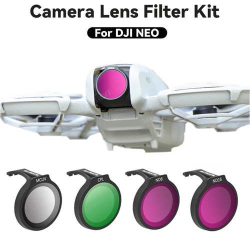 Filtro de lente para DJI Neo ND, juego de filtros de lente de cámara ND MCUV HD, filtro de cámara de vidrio óptico para accesorios DJI Neo