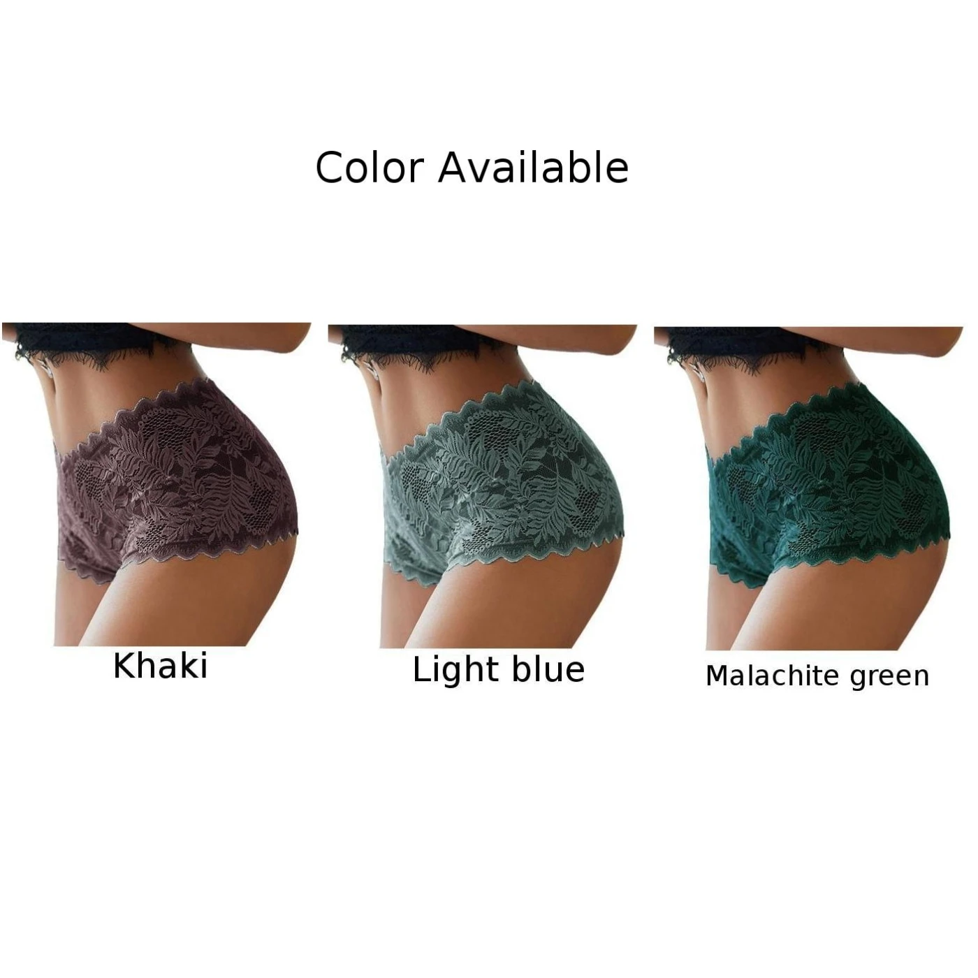 Sexy Womens See Through Underwear Sheer Lace Shorts Lingerie Seamless Briefs Knickers Breathable Comfy Plus Size Panties