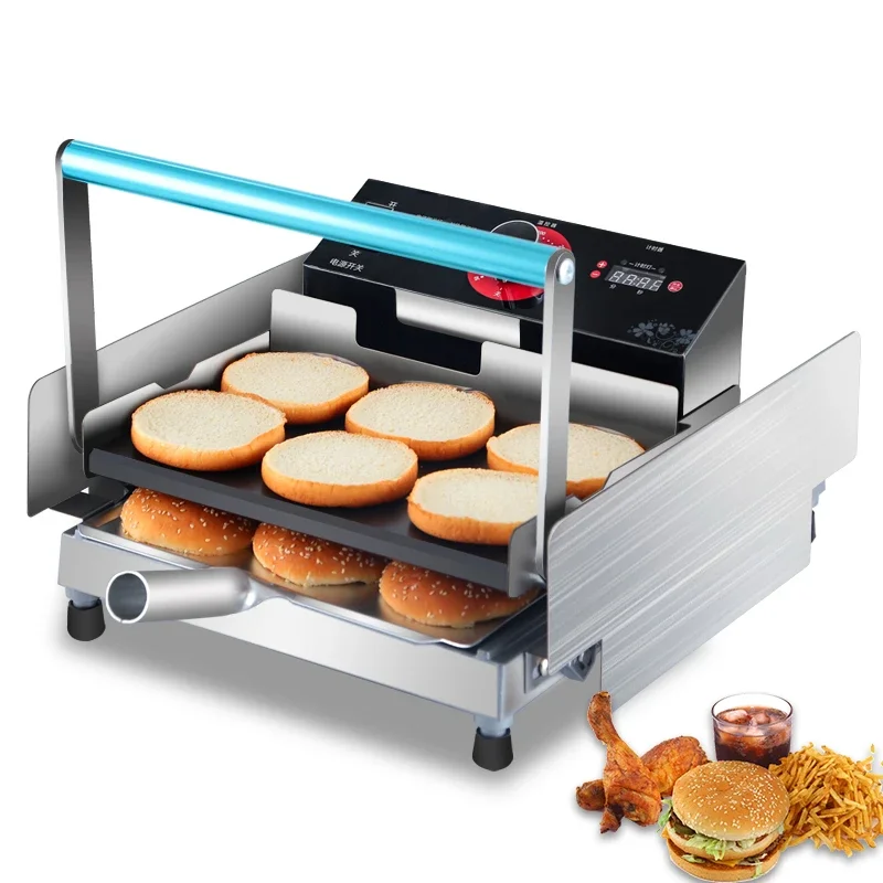 Popular hot sale burger buns toaster  burger making machine burger machine