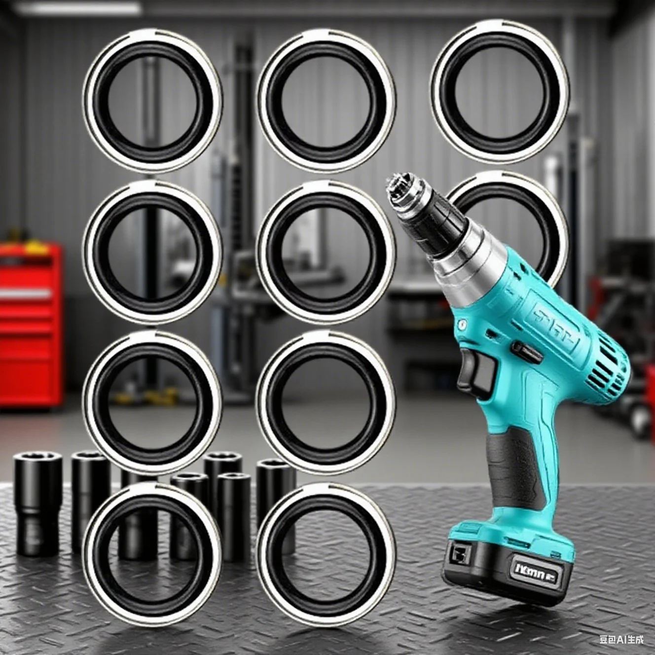 10pcs 1/2inch Retaining Ring Impact- Wrench Accessories Clip For Impact- Wrench Socket Retainer Rings Power Tools