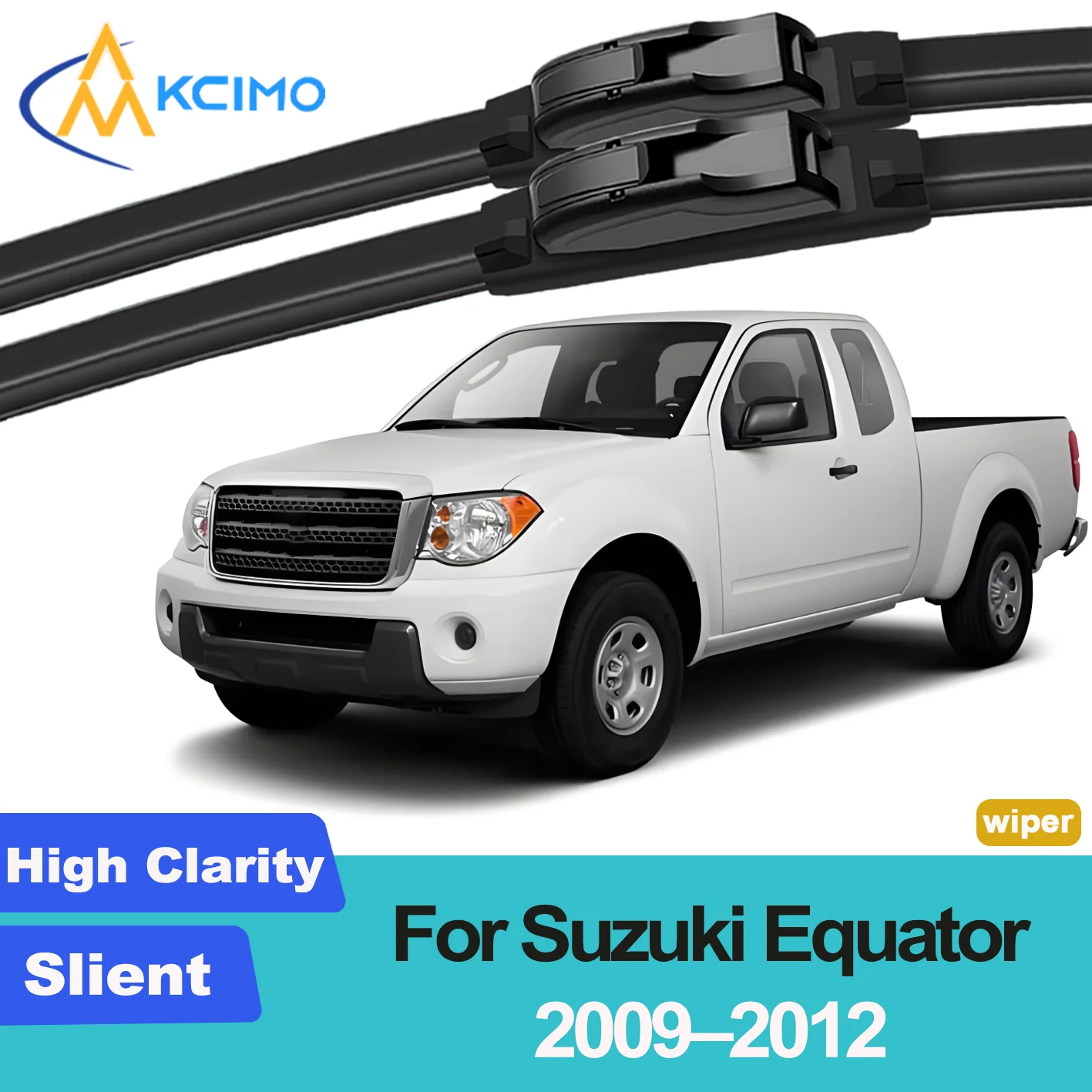 

KCIMO 2PCS New Wiper Blades for Suzuki Equator 2009-2012 Nissan Frontier (North America) Nissan Navara Front Windshield Bursh