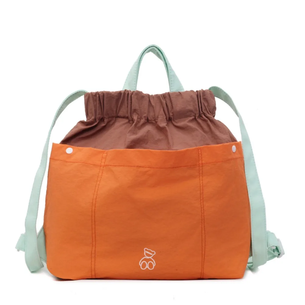 

Нейлоновый рюкзак с несколькими карманами, контрастная холщовая сумка через плечо в корейском стиле, женская сумка через плечо, женская сумка большой вместимости