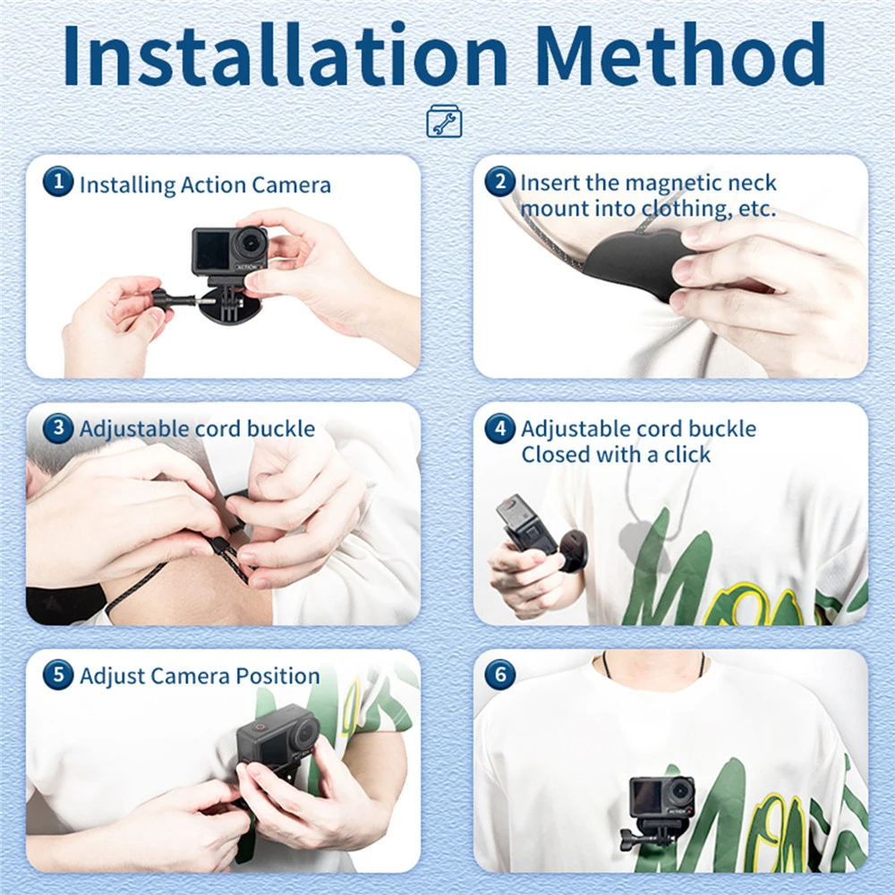 磁気アクションカメラ,クイックリリース,カメラアクセサリー,dji action 3 osmo Pocket,insta360 x4 x3