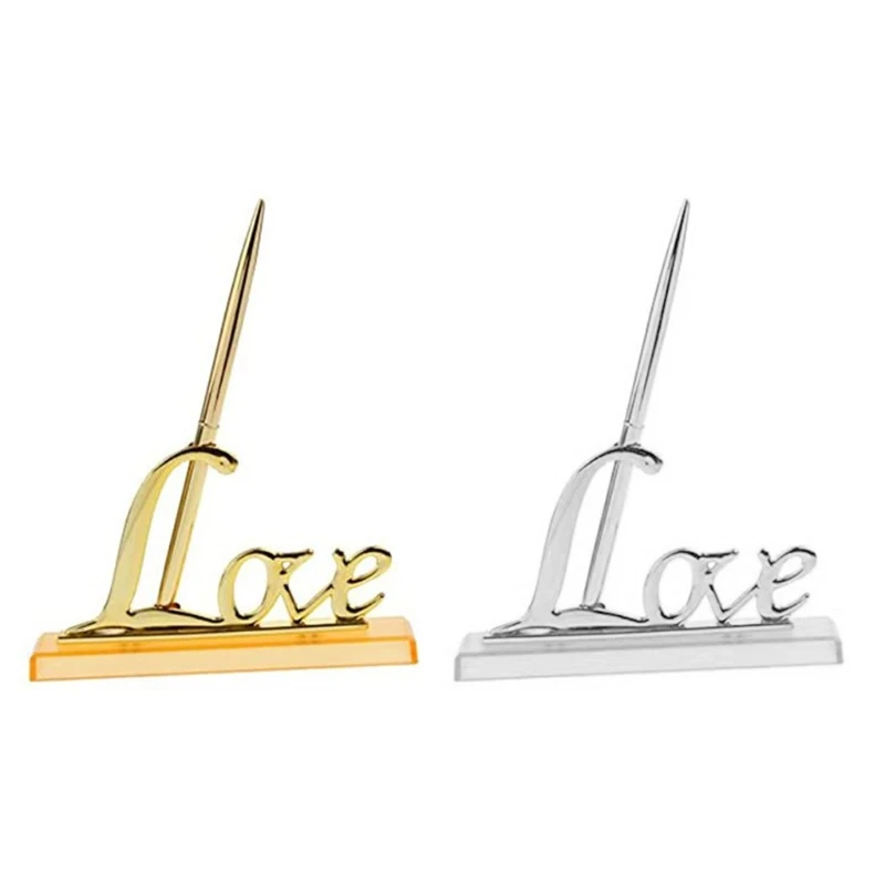 Love Signing Pen Memorial Lovers Write Words Plated Crafts Ornament NEW arrival