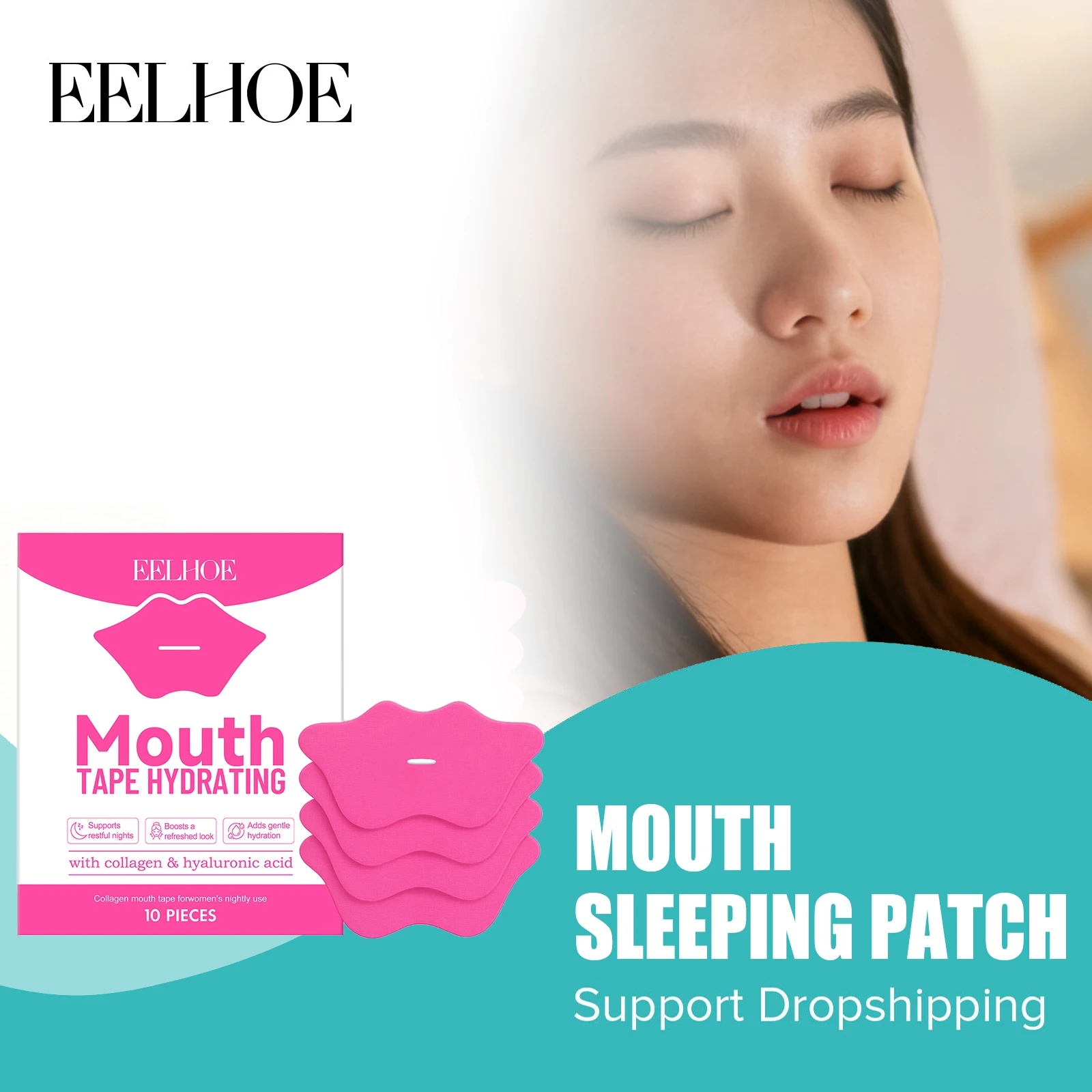 Mouth Sleep Strips Anti-Snoring Breathing Correction Fall Asleep Easier Improve Sleep Quality Reduce Dry Mouth Healthy Patches