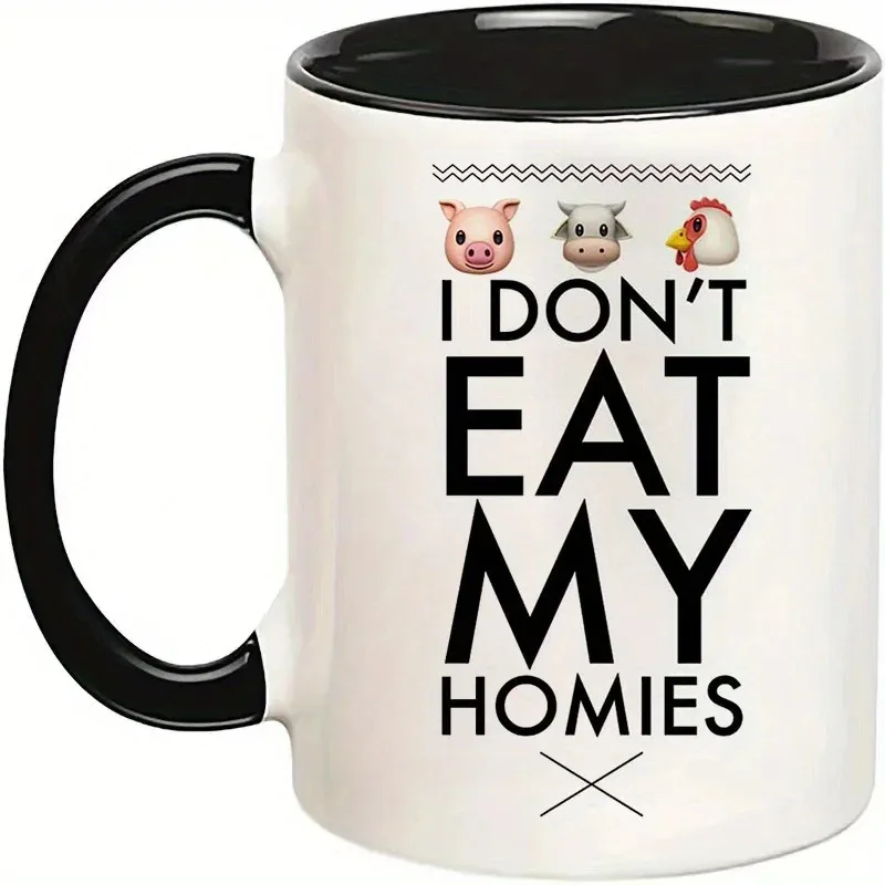 Hot Sale I Don't Eat My Homies Vegetarian Vegetarian Mark Mug Multicolor mug