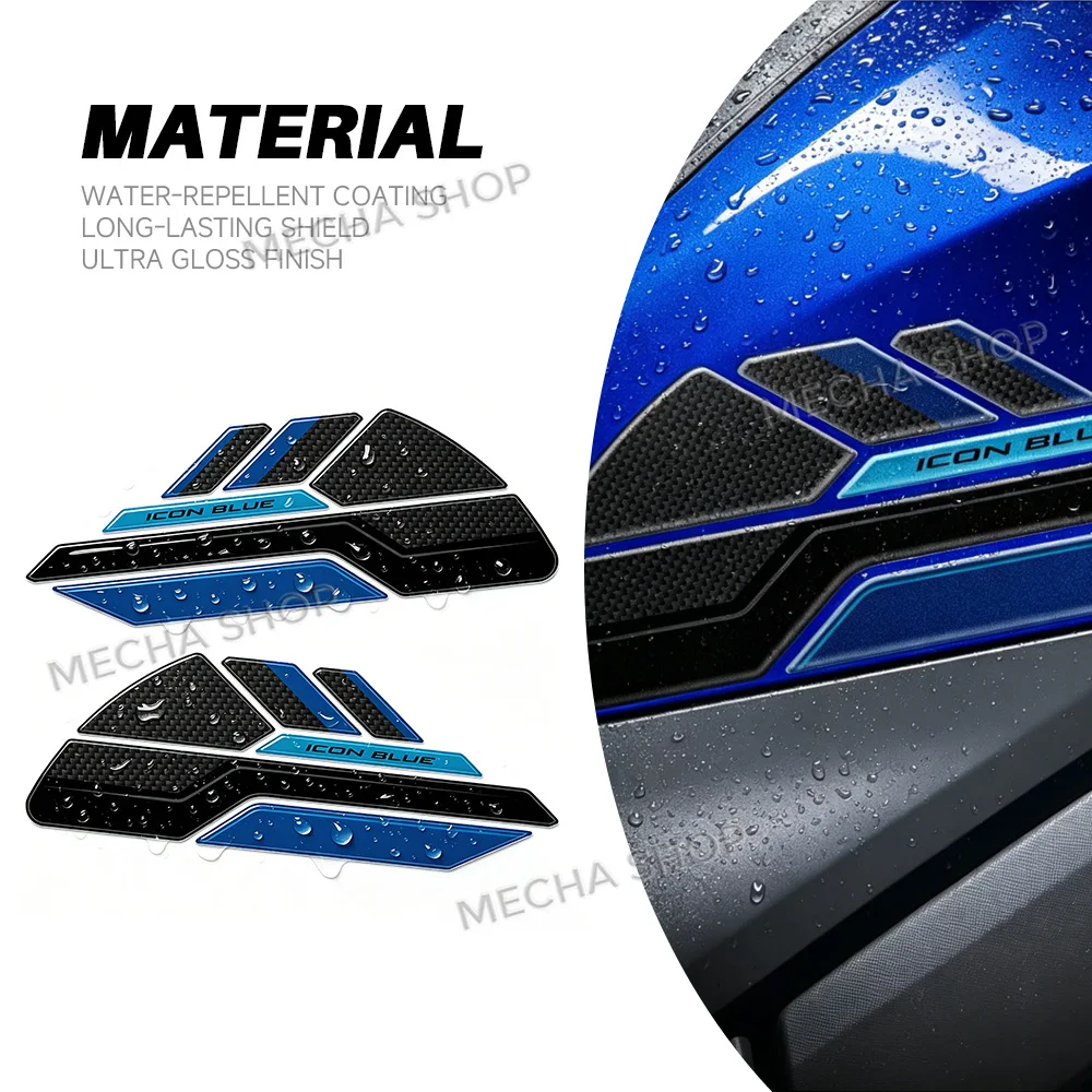 For MT07 MT 07 2025 Accessories 3D Epoxy Resin Sticker