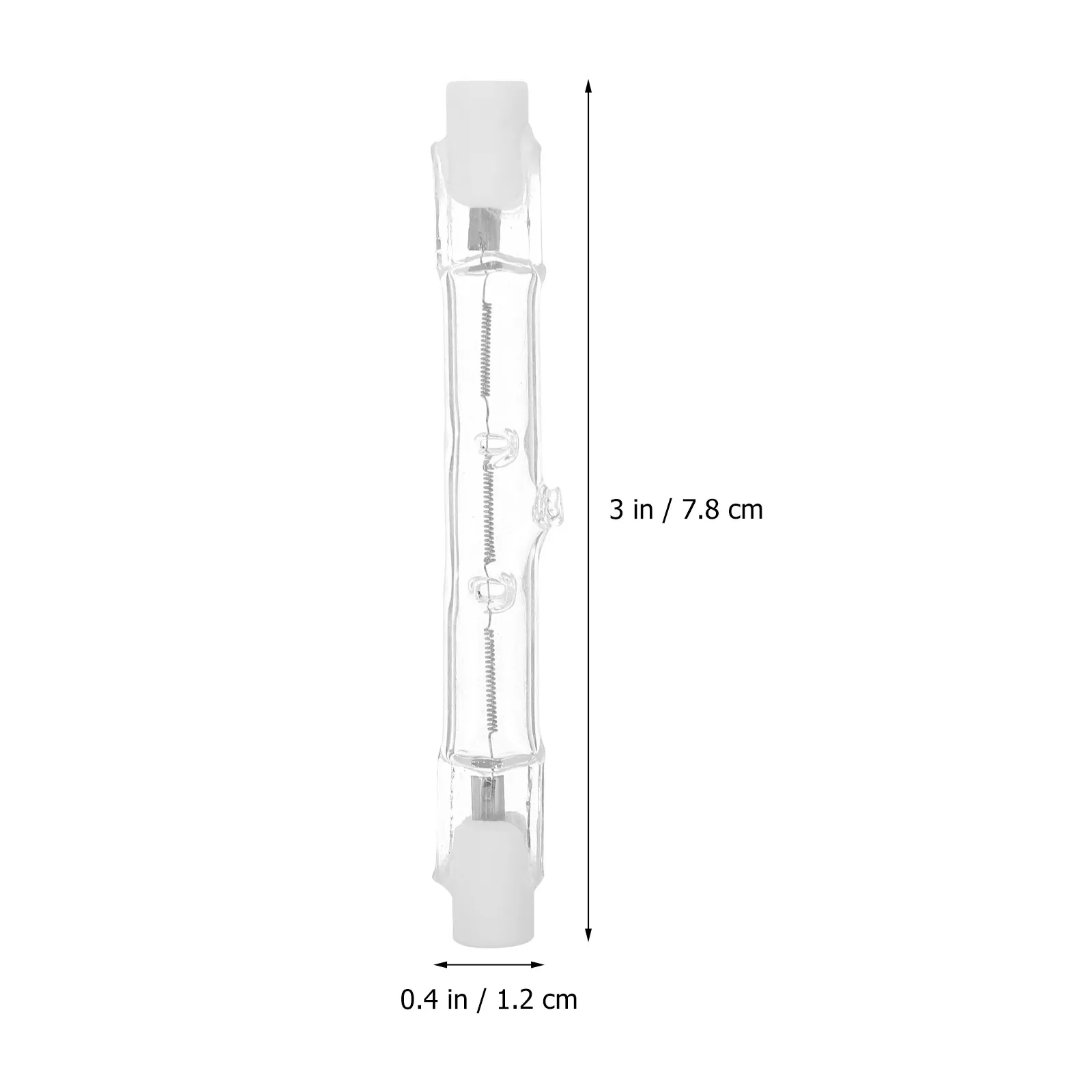 120W Halogen Light Tube R7s Floodlight Base Energy Efficient Dimmable Tungsten Lamp for Workplace Home Office Use