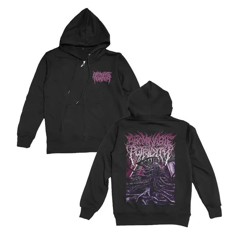 Abominable Putridity: Cruel Death Gold Band Omnivore Entity Hoodies Hoodies Hoodies Sweaters Cotton Fashion Streets