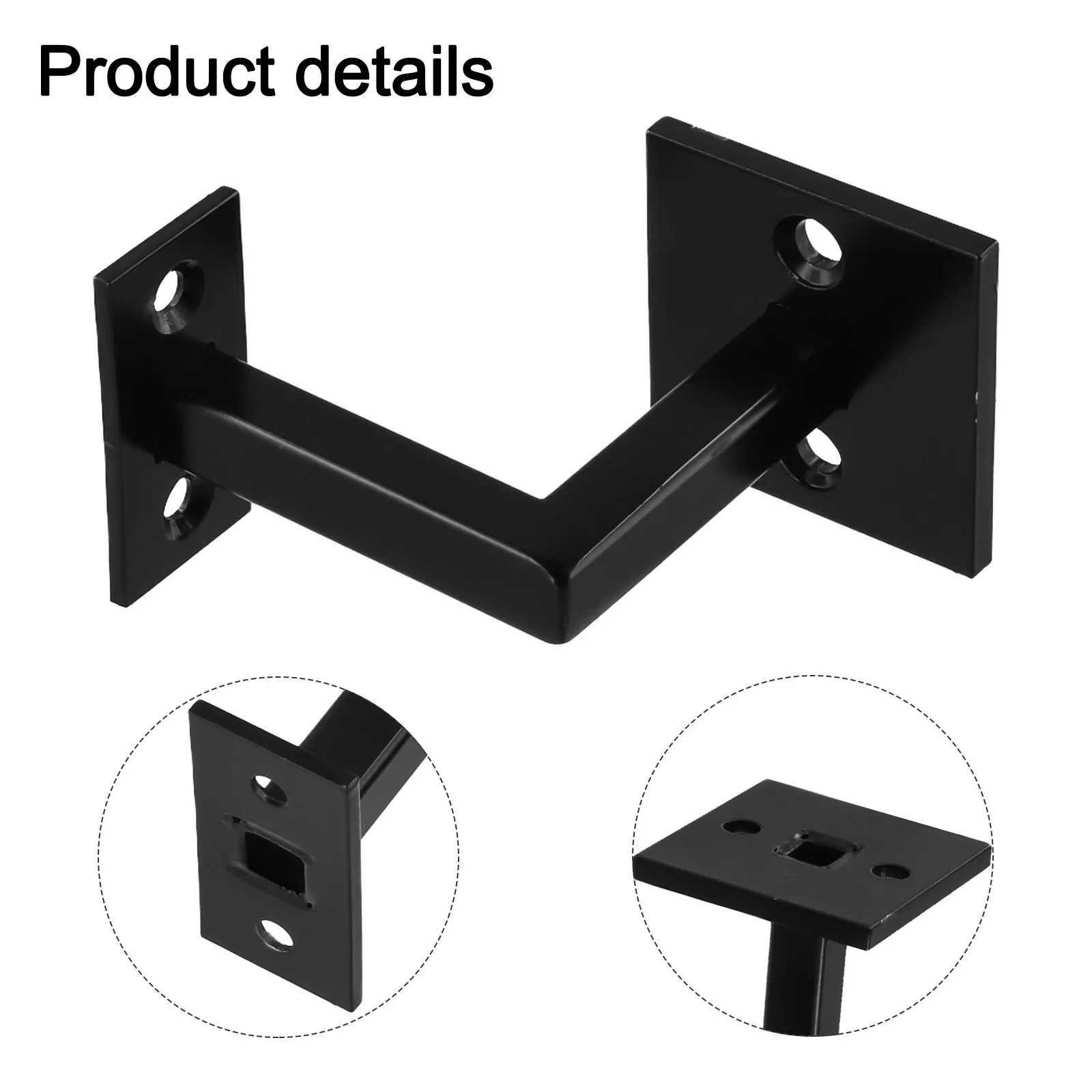 Solid Stainless Steel Wall Support Bracket for Stair Bannister Handrail Enhancing Staircase Safety and Reliability