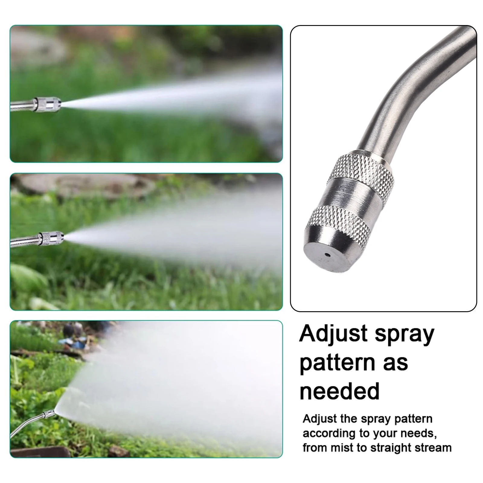 1/2set 29inch Sprayer All Metal Lances Spray Wand With Brass Barb Sprayer Shut Off Valve Home Garden Outdoor Irrigation Tool