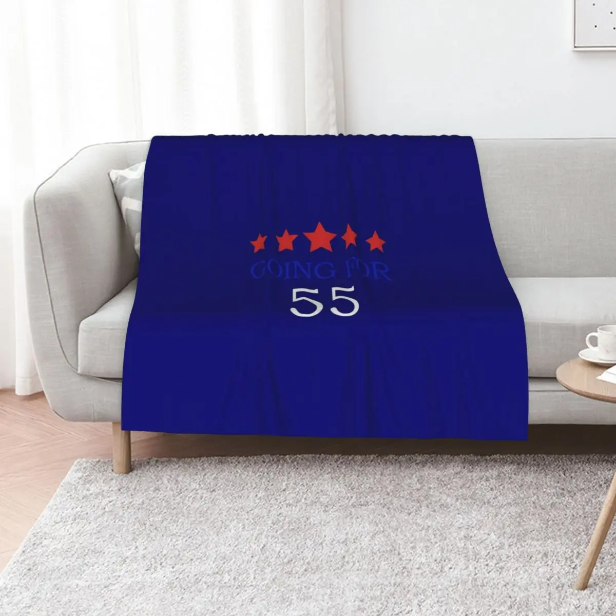 Glasgow Rangers Going for 55 blue Throw Blanket Softest Bed Soft Plush Plaid christmas decoration anime sofa bed Blankets