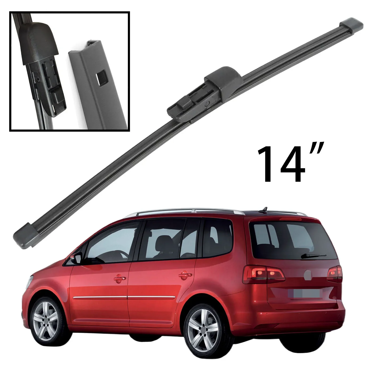 

14" Rear Windshield Windscreen Washer Wiper Blade For VW Touran 1T3 2010-2015 Car Accessories Accsesories