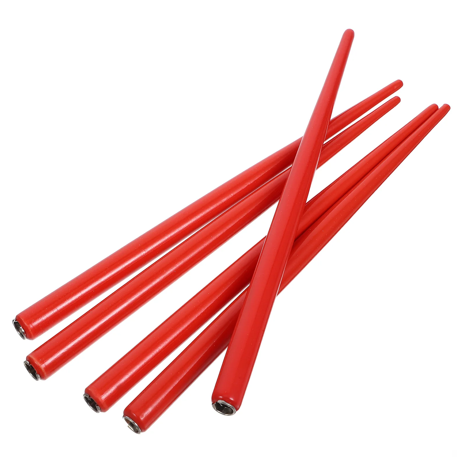 

5 Pcs Painting Brush Rod Manga Dip Pen Holder Nibs Wooden Holder For Calligraphy Pen Comfortable Grip Supplies