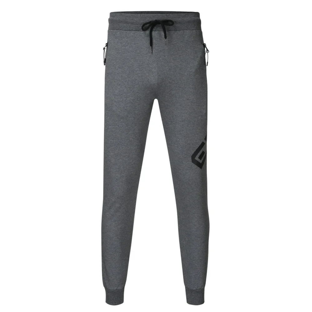 Gym Black Sweatpants Joggers Skinny Pants Men Casual Trousers Male Fitness Workout Cotton Trackpants Autumn Sportswear Bottoms