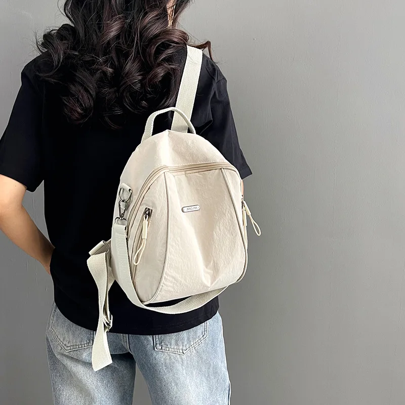 New Fashionable Large Capacity Backpack for Women Travel Student Bag Lightweight Mom Bag