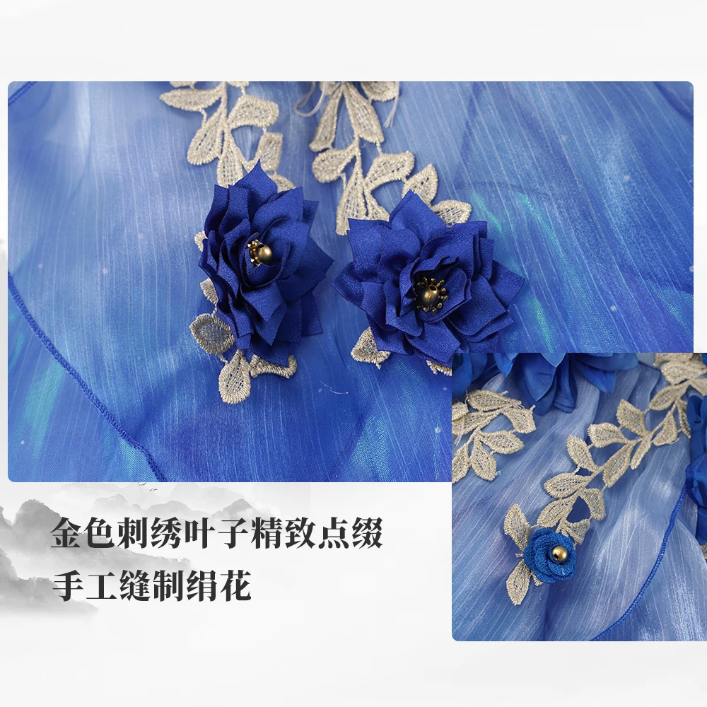 جينشين إمباكت نيلو أزياء تنكرية للهالوين وعيد الميلاد لعب الأدوار مقاس الحفلات S-XL سلع جديدة في المخزون تنورة باليه Mooyiyi