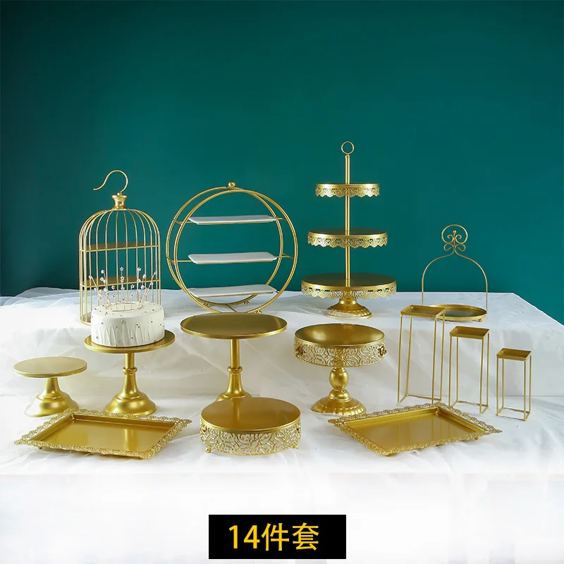 

The product can be customized.Dessert table display shelf dessert cake tray buffet tea break table cake shelf afternoon tea