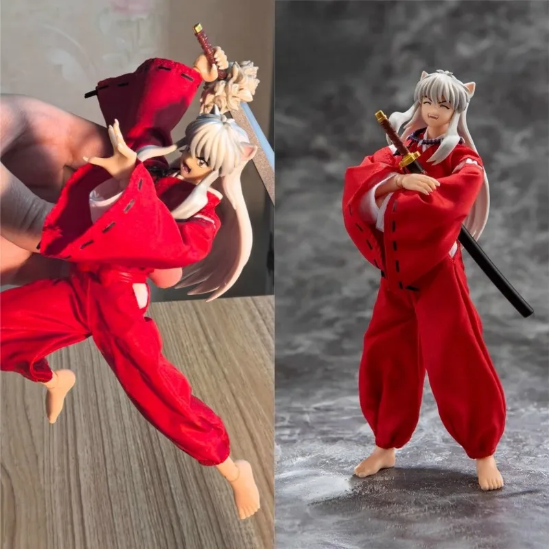 

Great Toys/GT Inuyasha 1/12 Scale 16cm/6 Inch SHF/S.H.F PVC Action Figure Model Full Set Clothing Accessory in Stock