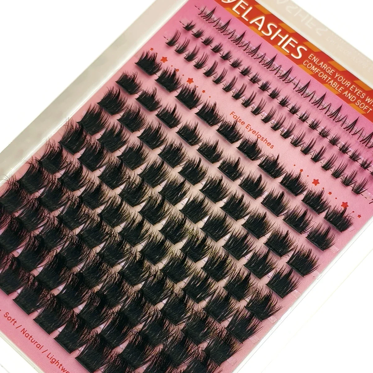Manga Wimpern-Cluster 10-18mm DIY Wimpern-Cluster 180p Bottom Thorn Cluster Fairy Verlängerte Wimpern-Cluster mit Spike Wimpern Make-up – Detail 9