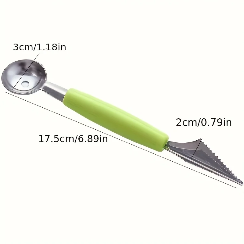 1pc Versatile Stainless Steel Tool for Carving Fruits, Including a Melon Baller And an Ice Cream Scoop, Designed for Preparing
