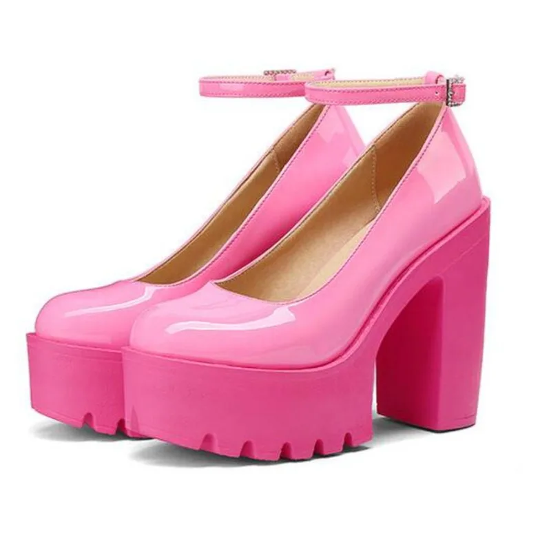 Super High Heel Women's Shoes Stage Model Single Shoe Platform Nightclub DJ Work Shoes Catwalk Shoes Heeled Sandals Designer