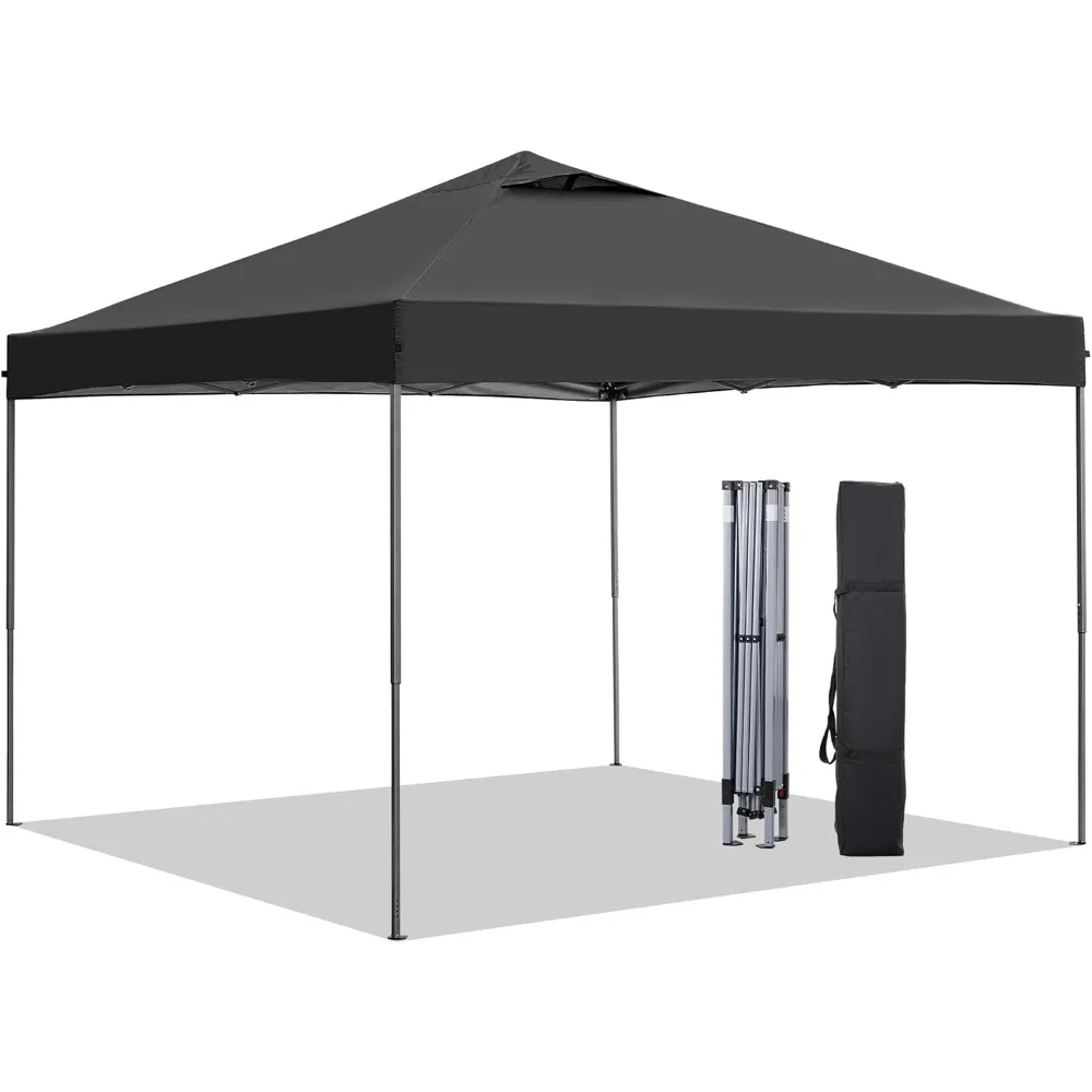 

10x10 Outdoor Pop Up Tent for Events, Parties, Camping and Gardening in Black