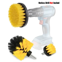 2/3.5/4 inch Drill Brush Cleaner Power Scrubber Brushes Drill Scrub Brush For Cleaning Showers Tubs Bathroom Tile Grout Carpet