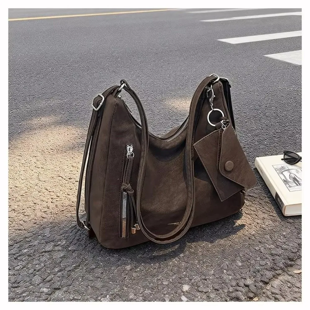Lässige Leichte Schultertasche mit Großer Kapazität Multifunktionale Tragetasche Umhängetasche für Damen – Detail 12