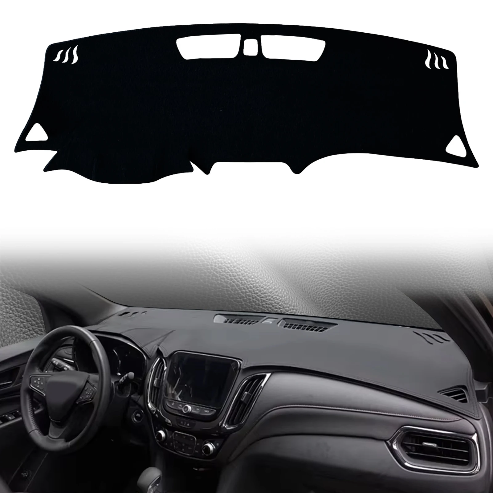 

for Chevrolet Equinox 2023-2017 Holden Equinox Car Dashmat Dashboard Cover Pad DashMat Sunshade Protective Carpet Accessories